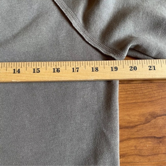 Free People Like That Peplum Fleece Sweatshirt mini Dress - Picture 13 of 15